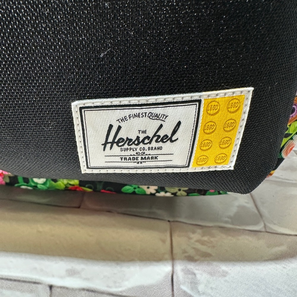 Herschel Supply Co Lego Collection Backpack‎ Floral Print Black Multi - Picture 2 of 11